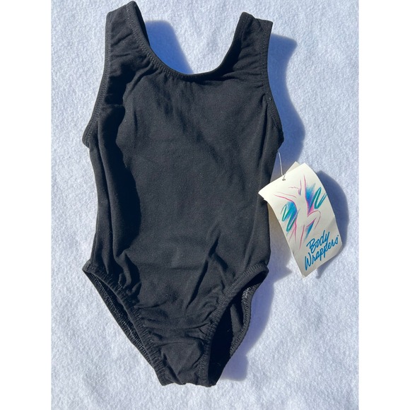 Body Wrappers Other - Body Wrappers Girls Black Tank Leotard Size 4-6 NWT Vintage Made USA